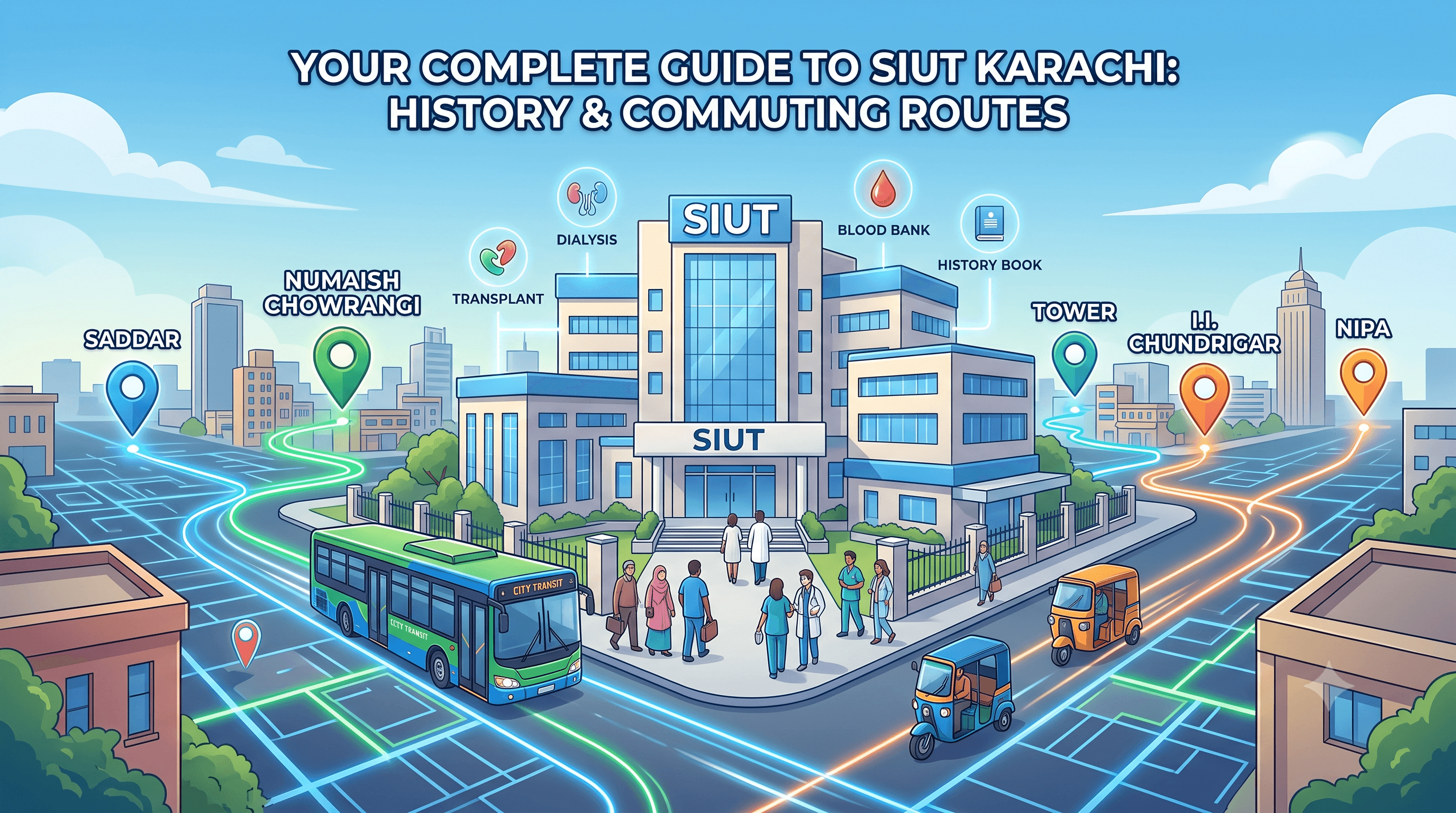 Your Guide to SIUT Karachi: Commuting Routes, History, and Latest Updates