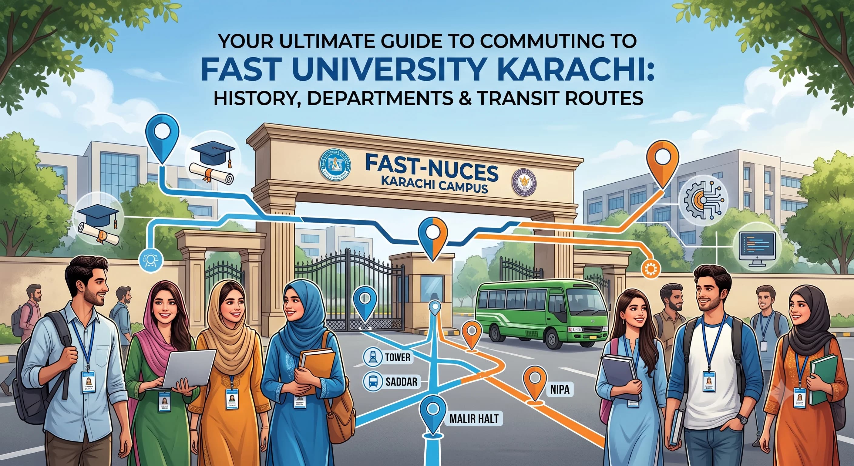 FAST University Karachi Transit Guide: Commuting, Campus History, and Academic Excellence