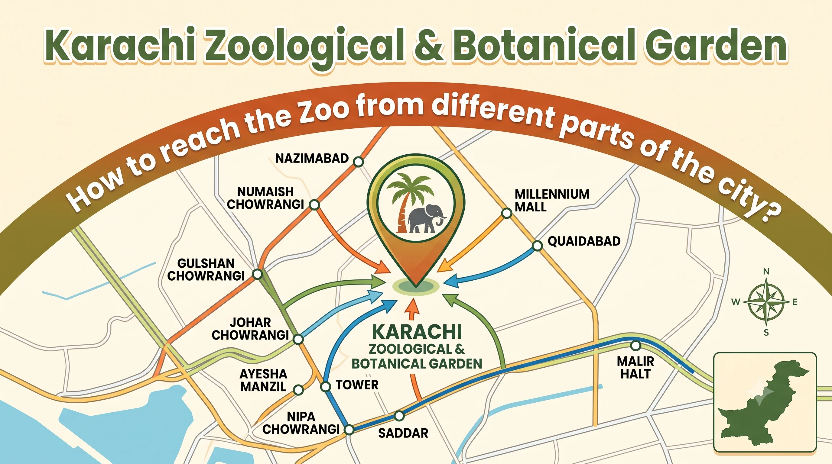 Karachi Zoo (Gandhi Garden): History, Latest Updates & Complete Public Transit Guide